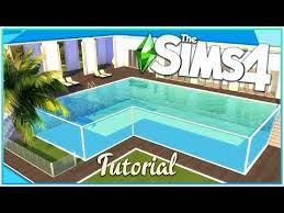 sims 4 glass pool tutorial no cc kate emerald youtube sims sims 4 maison sims 4 cc meubles