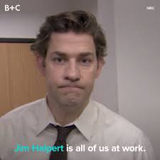 Every Time Jim Halpert Was Completely Over It In The Office Video Video The Office Show Office Jokes The Office Jim