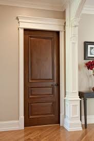 Interior wood doors with white trim. Wood Doors Must Have Matching Wood Frames Mouldings Fact Or Fiction Designed