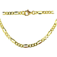 Check spelling or type a new query. Gold Plated Sterling Silver Necklace Chain Bracelet Anklet Fancy Figaro Chain All Sizes