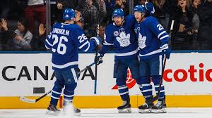 When conn smythe bought the team in 1927, he renamed them the maple leafs, since he once scouted a team called the east toronto maple leafs. Maple Leafs Score Six Against Devils Win Third In Row