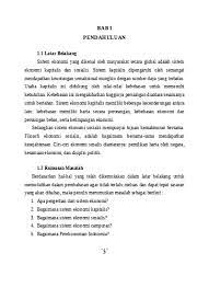 Berikut ini contoh latar belakang karya ilmiah, proposal kegiatan & laporan magang. Bagian Isi