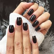 Longer nails are always in style, but with more and more women in careers where long nails are not always practical or feasible. 20 Nail Designs For New Years Eve You Need To Copy Society19 Black Gel Nails Square Nails Nails