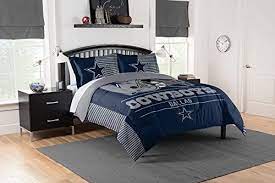 Amazon Com Nfl Dallas Cowboys Draft Full Queen Comforter And 2 Sham Set Clothing King Bedroom Sets Twin Size Bedding Comforter Sets