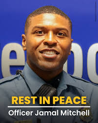 Officer Jamal Mitchell died in an ambush shooting that killed 2 others  including a suspected gunman. STORY >>> https://t.co/hJ8Amld6WU