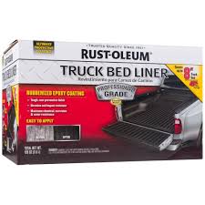 There are several types of spray on liners. Rust Oleum Automotive 120 Oz Professional Grade Black Truck Bed Liner Kit 298475 The Home Depot