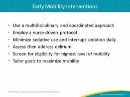 Nurse Driven Early Mobility Protocols Facilitator Guide