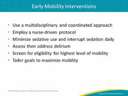 nurse driven early mobility protocols facilitator guide