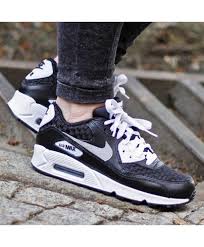 Black And White Air Max 90 Mens This Nike Air Max 90 Mesh Gs Black White Is Popular Nike Air Max Nike Air Max Sale Nike Air Max 90