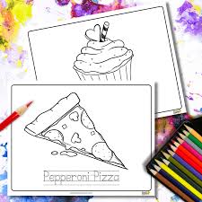 They are free and easy to print. Food Coloring Pages A Z Food Kiddycharts