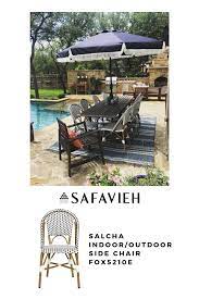 Fox5210e Set2 Dining Chairs Outdoor Dining Chairs Furniture By Safavieh Outdoor Side Chairs Outdoor Dining Chairs Outdoor Furniture Sets