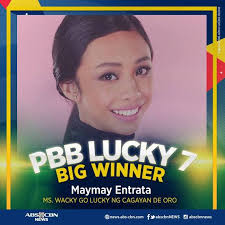 Kong Big winner lang pag uusapan Mas bet ko si Mai mai entrata kasi Taong  bayan ang nagpapanalo sakanya at kaibahan naman sa Kaybfyang kasi Pera ng  taong bayan ang nagpapanalo sakanya