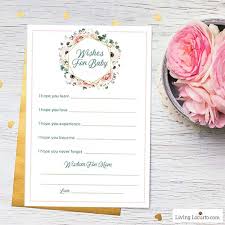 Printable bridal shower taboo game cards! Wishes For Baby Free Printable Fun Baby Shower Game Activity