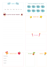 After a long week, you're no closer to your goals and dreams. Printable Happy Cute Daily Planner Pdf Download Cute Daily Planner Daily Planner Template Planner Template