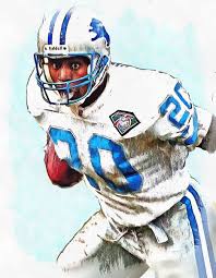 Barry Sanders Nfl Football Helmets Nfl Detroit Lions Football Helmets Nfl Football Helmets Nfl Football Art