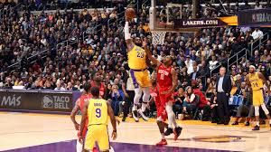 Lebron james monster dunkhighlights (streamable.com). Lebron James Soars For Statue Of Liberty Dunk In Los Angeles Lakers Win Over Houston Rockets Nba News Sky Sports