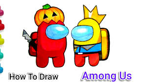 What i want you to do is want to grab a piece of paper and a marker and start this drawing lesson with me. Cutedrawings Draw Amongus Easy Https Youtu Be Dbwjtfhqzvm Facebook