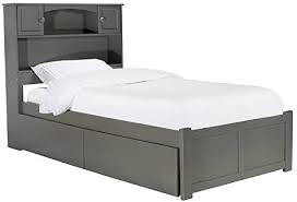 The most common twin xl bookcase bed material is cotton. Leo Amp Lacey Twin Xl Platform Bed With Flat Panel Foot Board And 2 Urban Bed Drawers In Gray Bed With Drawers Twin Platform Bed Platform Bed