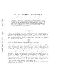 What tests/experiments do we want to set up to explore potentially interesting. Https Arxiv Org Pdf 1811 09322