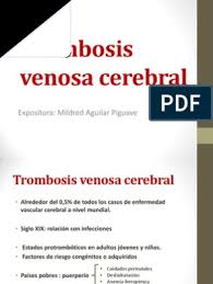 Barbara simons, geert lycklama a nijeholt and robin smithuis. Trombosis Venosa Cerebral Expositora Mildred Aguilar Piguave Trombo Edema