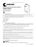 Shipped with usps priority mail. Costar 12sir Carbon Monoxide Alarm User Manual