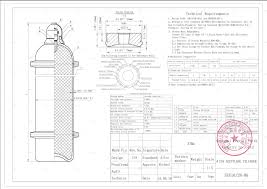 Gb5099 Standard Gas Cylinder Size Chart 219 40l 30bar