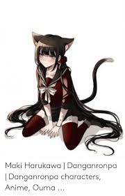 Yesterday there was a fall update and it was really aesthetic and i'm trash for fall so uh. Maki Harukawa Danganronpa Danganronpa Characters Anime Ouma Anime Meme On Me Me