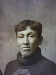L-R: Fred Smith, Joe Gunn, and John Primeaux, at the Carlisle Indian  Industrial School, in Carlisle, Pennsylvania