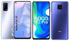 Realme V5 Vs Poco M2 Pro Specs Comparison In 2020 Sim Cards Colorful Backgrounds Aptx
