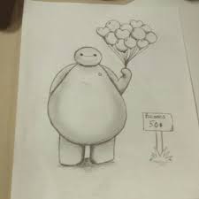 Cute Baymax Drawing Instrucciones De Origami Dibujos De Disney Dibujos