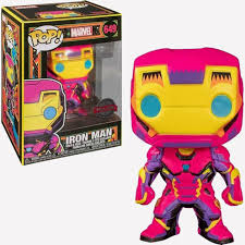 Funko Pop Marvel Black Light Iron Man Multicolour 054099