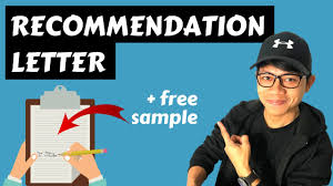 Disini ada dua surat rekomendasi. Contoh Surat Rekomendasi Beasiswa Luar Negeri Bahasa Inggris Youtube