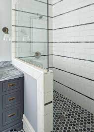 See more ideas about pony wall, home, house design. Walk In Shower Pony Wall Design Ideas