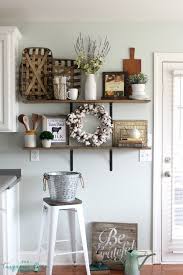 Farmhouse Kitchen Wall Decor Farmhouse Decor Shelf Floating Shelf Wreath Vases Farmhouse Shelves Decor Farmhouse Kitchen Decor Rustic Farmhouse Kitchen