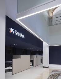 Caixabank Francesc Rife Studio Lighted Bathroom Mirror Interior Design Studio Bathroom Mirror