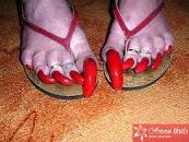 Резултат с изображение за най дългият педикюр