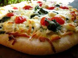 Spinach Garlic Pizza Recipe Food Com Recipe Square Recipes Italian Antipasto Recipes