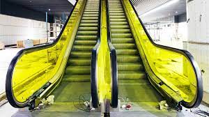 Escalators and moving walks still play a key role in transporting large numbers of people. Watch London Crossrail Workers Install 54 Escalators In 2 Minutes Wired