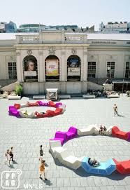 Yard Furniture Museumsquartier Vienna Ppag Architects Since 2004 In 2020 Street Furniture Urban Furniture Yard Furniture