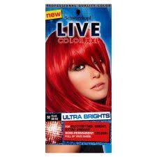 Schwarzkopf Live Ultra Brights 092 Pillar Box Red Hair Dye Dyed Red Hair Permanent Red Hair Dye Schwarzkopf Live Colour