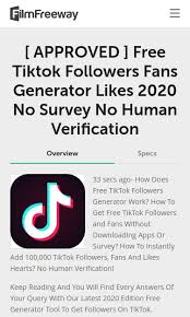 Followers no human verification free tiktok followers trial free. Filmfreeway Com Approvedfreetiktokfollowersslashfansgeneratorlikes2020nosurveynohumanverificatio Seo Report Seo Site Checkup