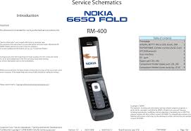 Nokia 6650 Fold RM 400 Service ...