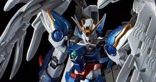 The combination of giant robot and seraphim makes for a majestic presence and really the mighty wing zero in rg form. 1 144 Wing Gundam Zero Ew Drei Zwerg Titanium Finish Pb Premium Bandai Rg New Models Kits Toys Hobbies