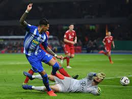 Bayern munich vs hertha score prediction. Hertha Berlin 2 3 Bayern Munich Report Ratings Reaction As Die Roten Win Cup Clash In Extra Time 90min