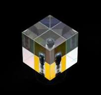 Divisor de Feixe de Combinação personalizada Cubo De Vidro De Cristal  Colorido RGB Prisma