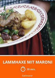 Lammhaxe Mit Maroni Rezept Lammhaxe Essen Rezepte