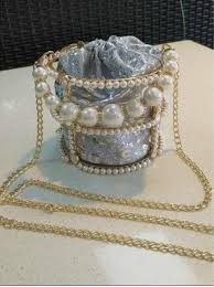 Diamond Handbag Pearls Top Handle Bag Evareel Luxury Bags From Paris Handbag Top Handle Bag Bags