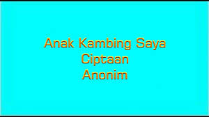 Lirik anak kambing saya oleh nusa tenggara. Not Angka Anak Kambing Saya Sekitar Musik
