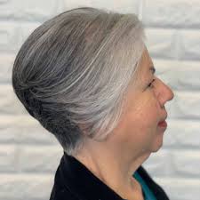 Women looking for short hairstyles for over 50 with glasses! 18 Youthful Hairstyles For Women Over 60 With Grey Hair