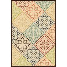 Shop our best selection of 5 x 8 outdoor rugs to reflect your style and inspire your outdoor space. Contemporary Modern Geometric Indoor Outdoor Area Rug 5x8 5 2 X 7 6 Area Rugs Home Garden